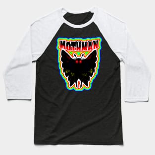 Mothman West Virginia Wing Humanoid Moth Retro Vintage Colorful Baseball T-Shirt